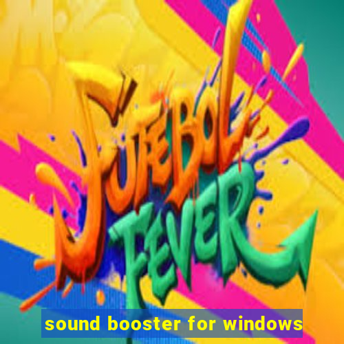 sound booster for windows